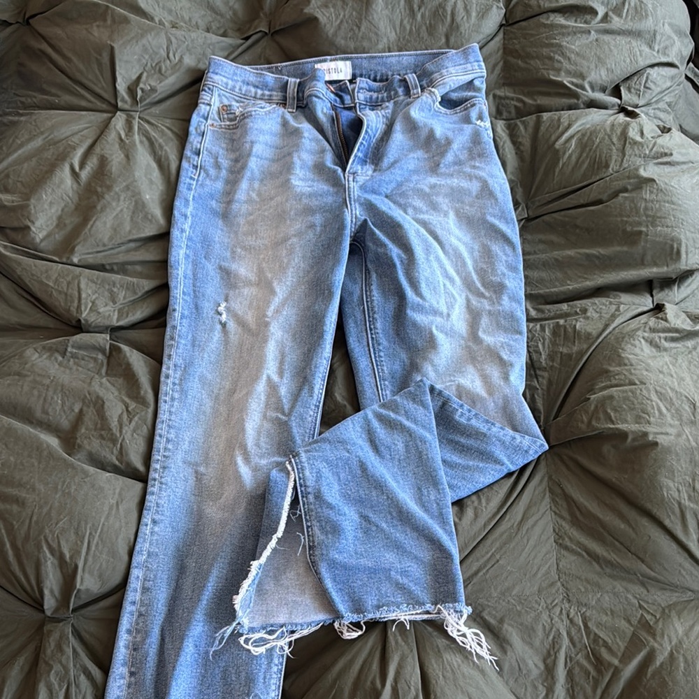 Like New Pistola vent hem jeans